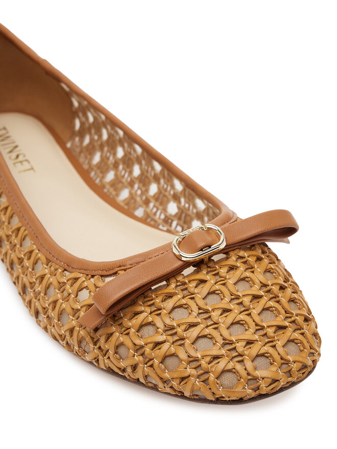 TWINSET Ballerinas TWINSET 251TGT030 Braun