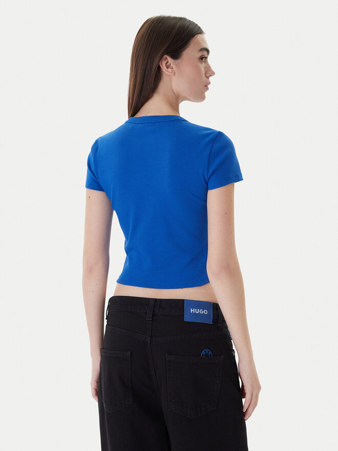 HUGO Hugo Футболка Baby 50510749 Голубий Slim Fit