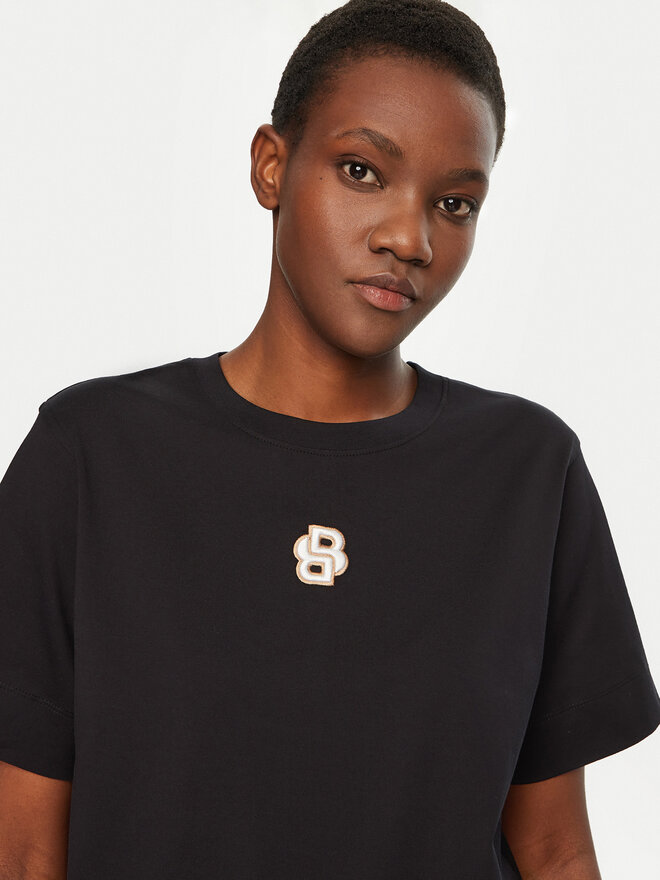 BOSS BOSS Camiseta 50526205 Negro Regular Fit