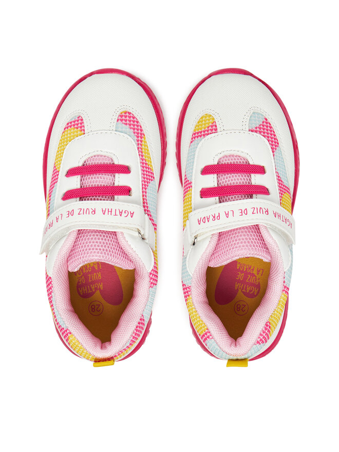 Agatha Ruiz de la Prada Сникърси Agatha Ruiz de la Prada 252920 D Бял