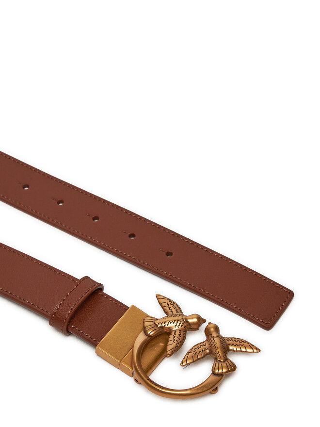 PINKO Жіночий ремінь Pinko Love Berry H3 Belt . AI 24-25 PLT01 100125 A1Z6 Коричневий