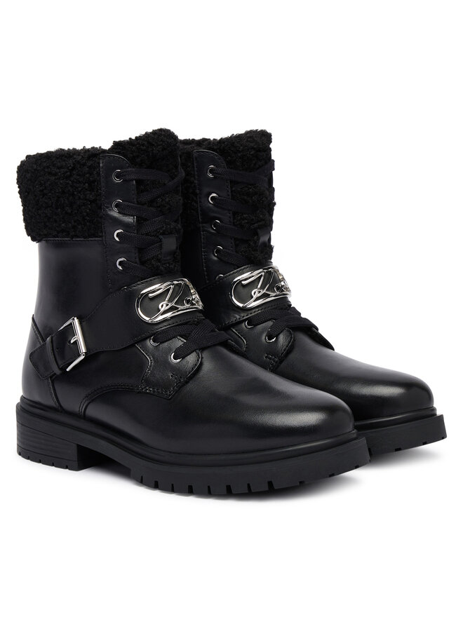 KARL LAGERFELD Schnürschuhe KARL LAGERFELD Binky II KL47566W Schwarz