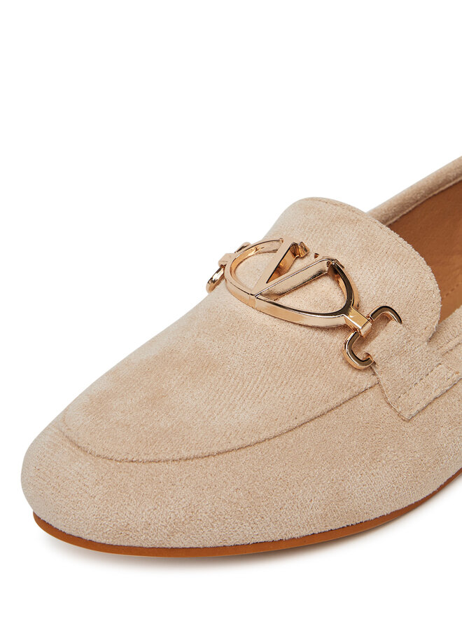 DeeZee Loafersy DeeZee 200-1 Beżowy