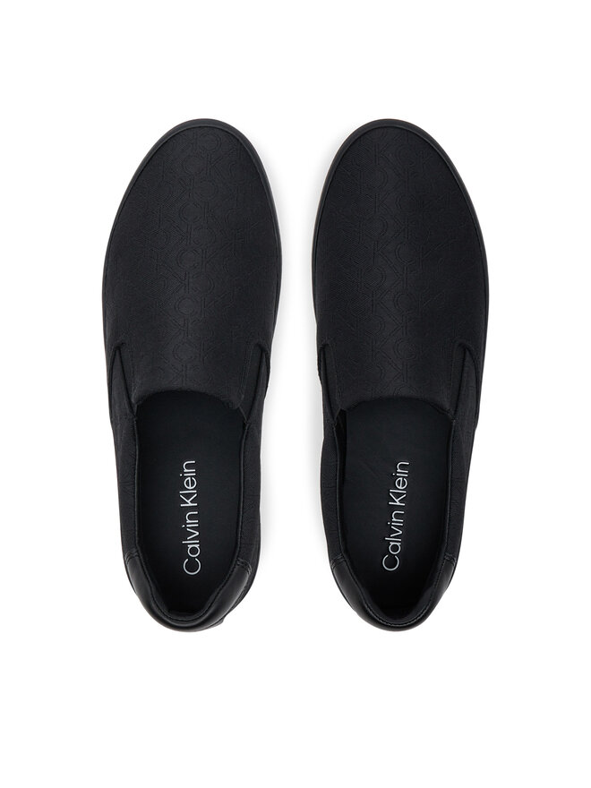 Calvin Klein Tenisówki Calvin Klein Vulc Slip On - Jacq HW0HW02411 Czarny