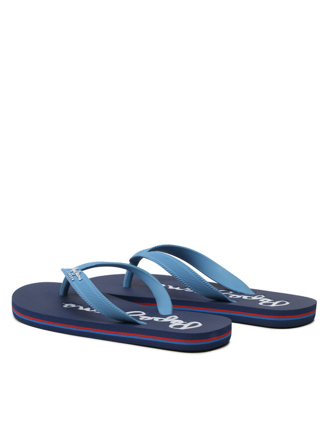 Pepe Jeans Джапанки Pepe Jeans Bay Beach Brand B PBS70049 Син
