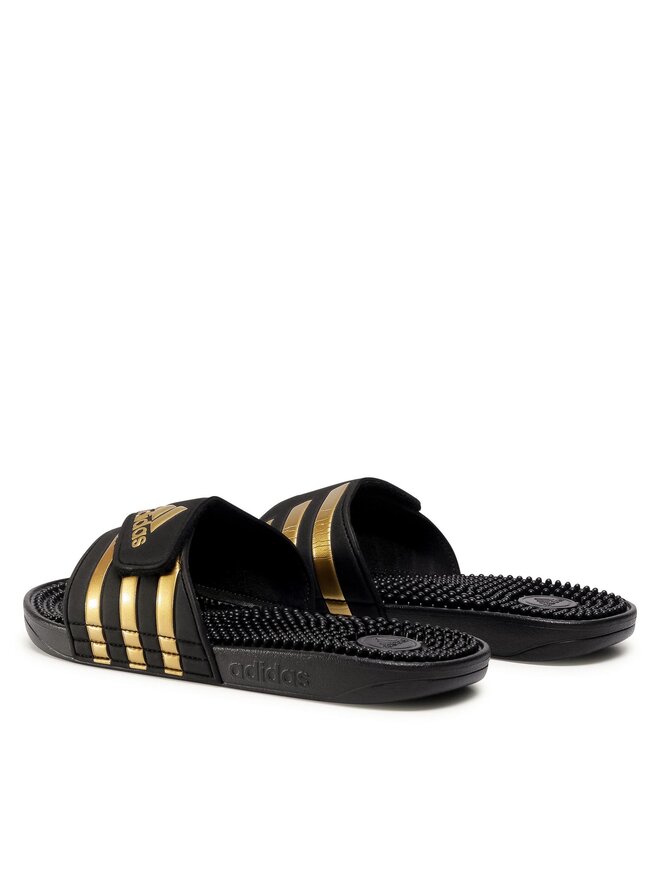 Black and gold adidas slides outlet