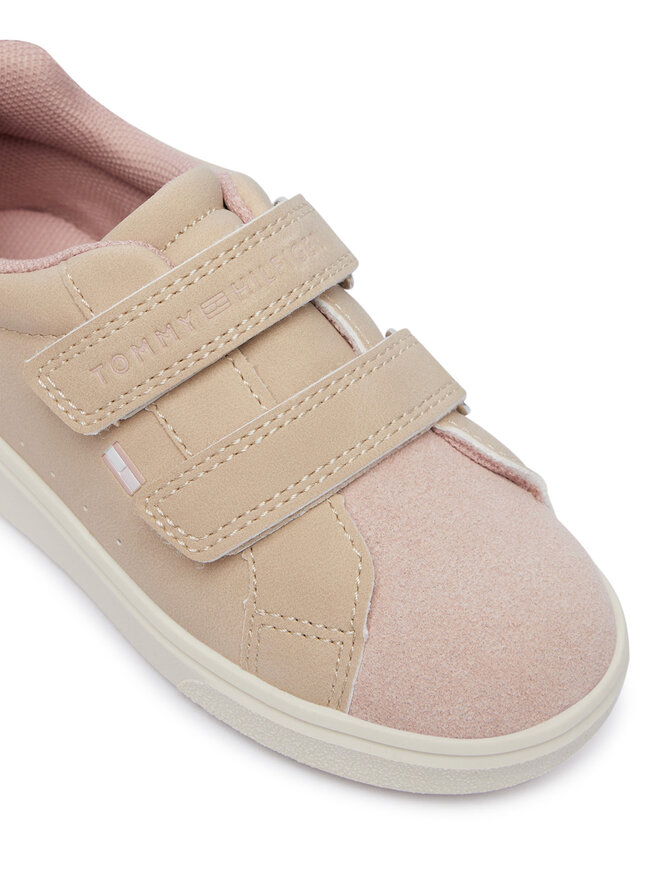 Tommy Hilfiger Sneakers Tommy Hilfiger Low Cut Velcro Sneaker T1A9-35062-0315 M Hellbeige