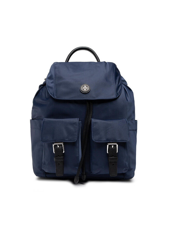 Tory Burch Рюкзак Tory Burch Virginia Flap Backpack 85061 Cиній