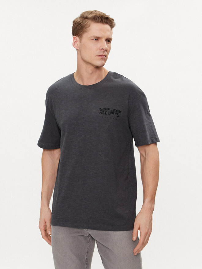 Jack&Jones Jack&Jones Marškinėliai Guru 12249187 Pilka Relaxed Fit