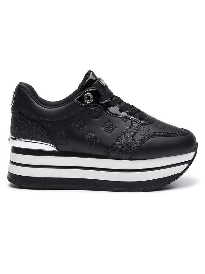 Guess Sneakers Guess Hinders3 FL7HN3 ELE12 Schwarz