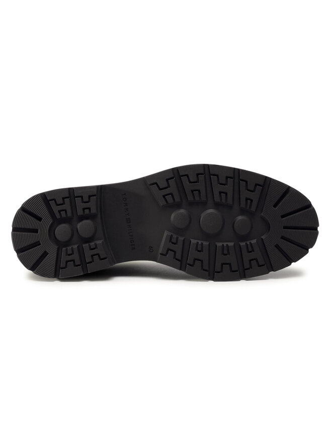 Tommy Hilfiger Klassische Stiefeletten Tommy Hilfiger Elastic Hilfiger Suede Chelsea FM0FM03106 Braun