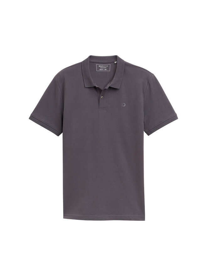 Tom Tailor Denim Tom Tailor Denim Poloshirt 1045587 Grau Regular Fit