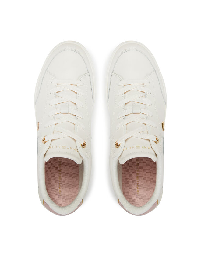 Tommy Hilfiger Zapatillas Tommy Hilfiger Essential Chic Court Sneaker FW0FW08322 Blanco