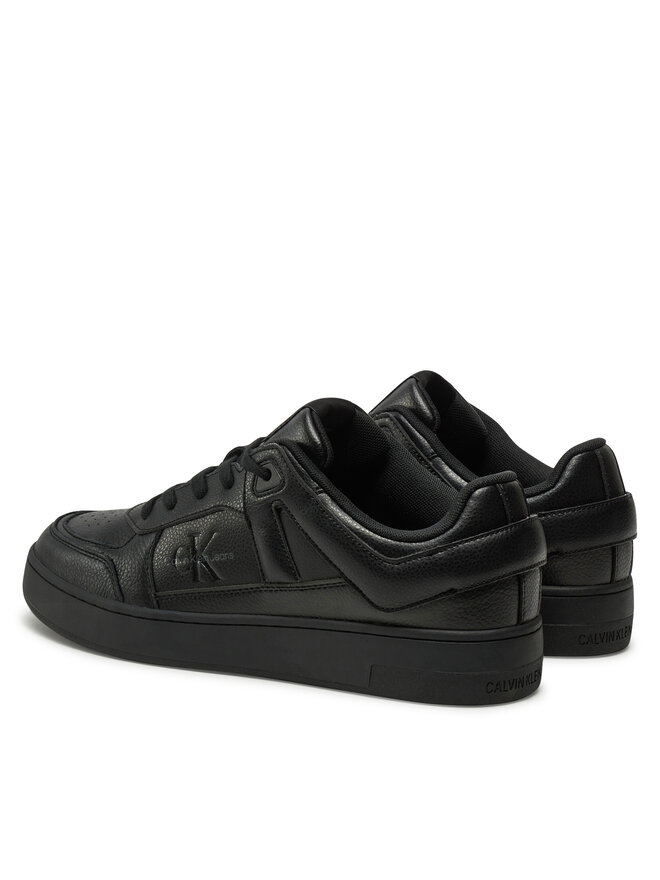 Calvin Klein Jeans Sneakers Calvin Klein Jeans Basket Cup Low Laceup Tumbled YM0YM01150 Negru