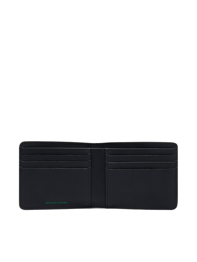 Tommy Jeans Duży Portfel Męski Tommy Jeans Tjm Heritage Leather Cc Wallet AM0AM13371 Czarny