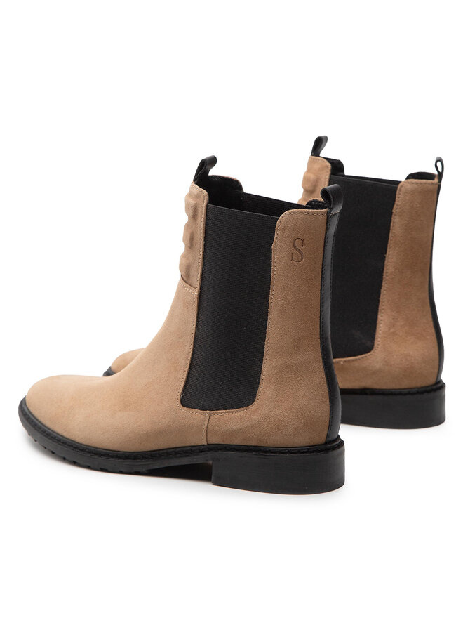 Simple Botines Chelsea Simple SL-36-02-000065 Beis