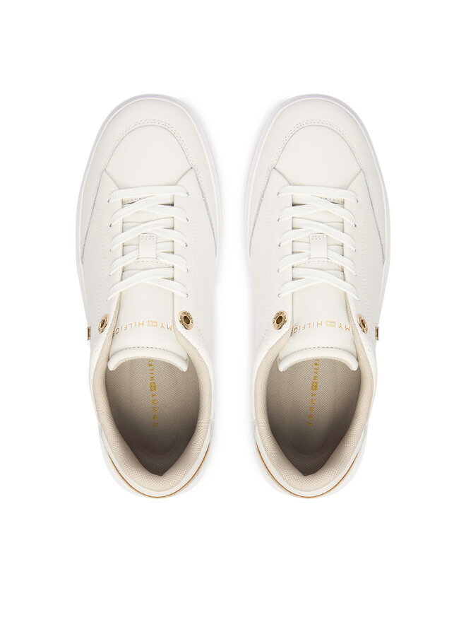 Tommy Hilfiger Sneakers Tommy Hilfiger Th Chic Cupsole FW0FW09106 Écru