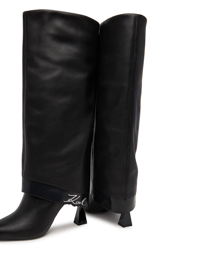 KARL LAGERFELD Чоботи KARL LAGERFELD KL32081 Чорний