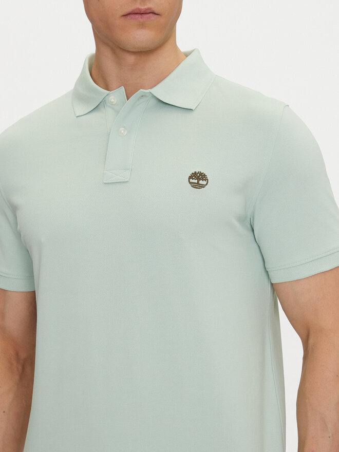 Timberland Timberland Pólóing TB0A6VDP Zöld Regular Fit