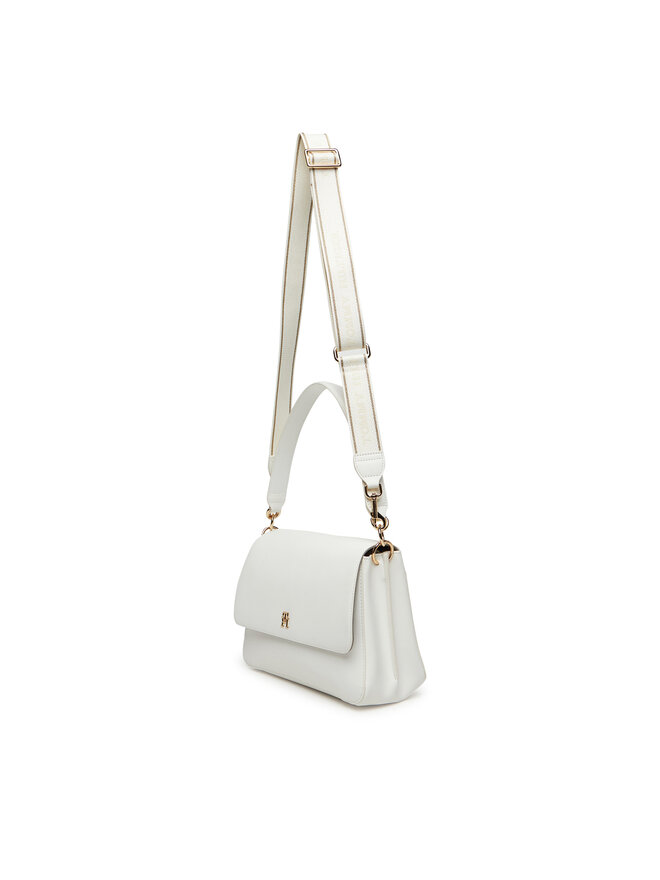 Tommy Hilfiger Bolso Tommy Hilfiger Th Joy Shoulder Bag AW0AW16815 Blanco