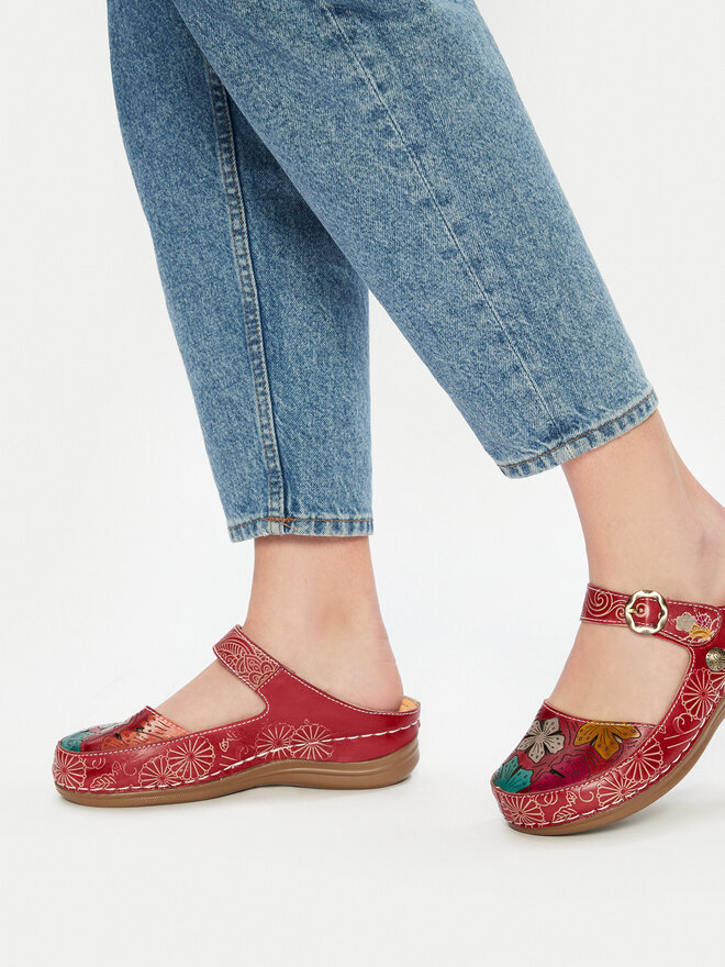 Laura Vita Chanclas Laura Vita Biscuit 13 Rojo