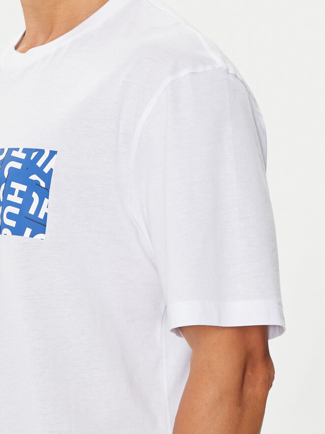 HUGO Hugo T-Shirt Nalayo 50515203 Weiß Regular Fit