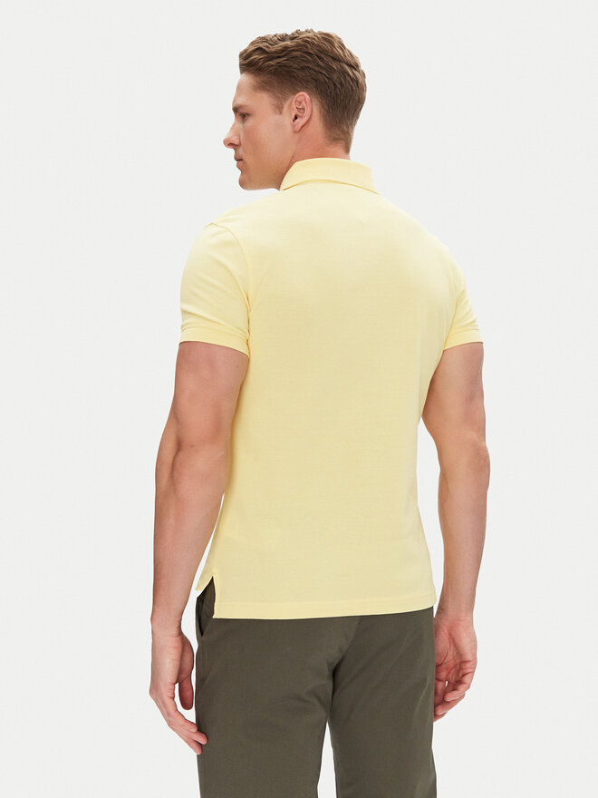 Tommy Hilfiger Tommy Hilfiger Pólóing 1985 MW0MW17771 Sárga Slim Fit