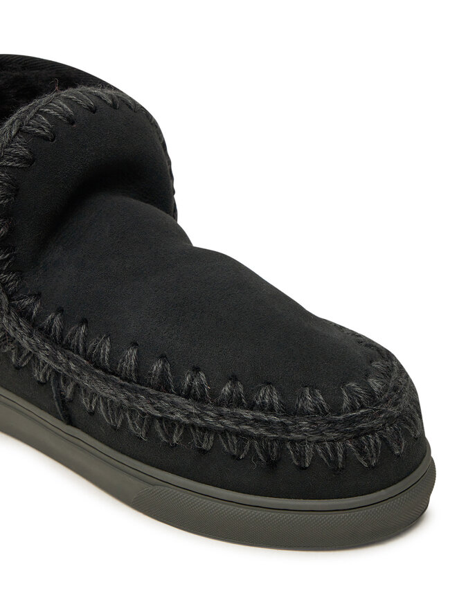 Mou Schneeschuhe Mou Eskimo Sneaker Big Metal Logo FW111008A Schwarz