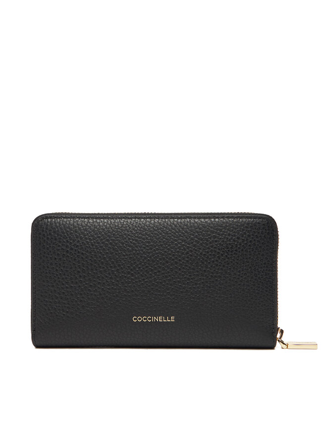 Coccinelle Голям дамски портфейл Coccinelle SSL Coccinelle C-Me E2 SSL 11 32 21 Черен