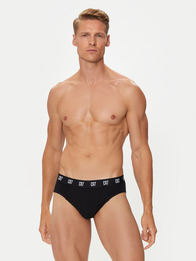 Cristiano Ronaldo CR7 Cristiano Ronaldo CR7 Набір з 3 пар сліпів Main Basic Brief 3-Pack 8100-66-900 Чорний