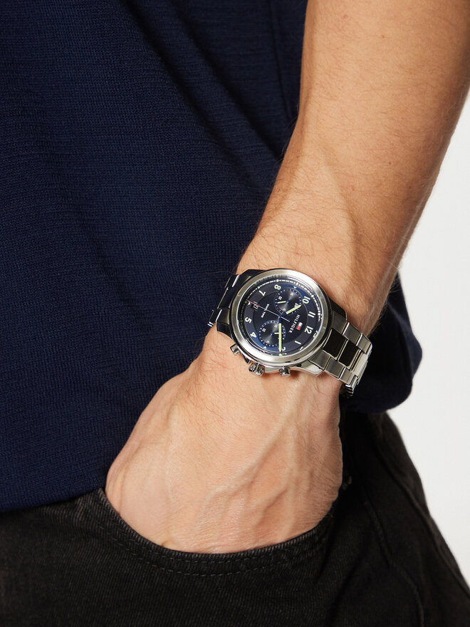 Tommy Hilfiger Ceas Tommy Hilfiger Wesley 1710626 Argintiu