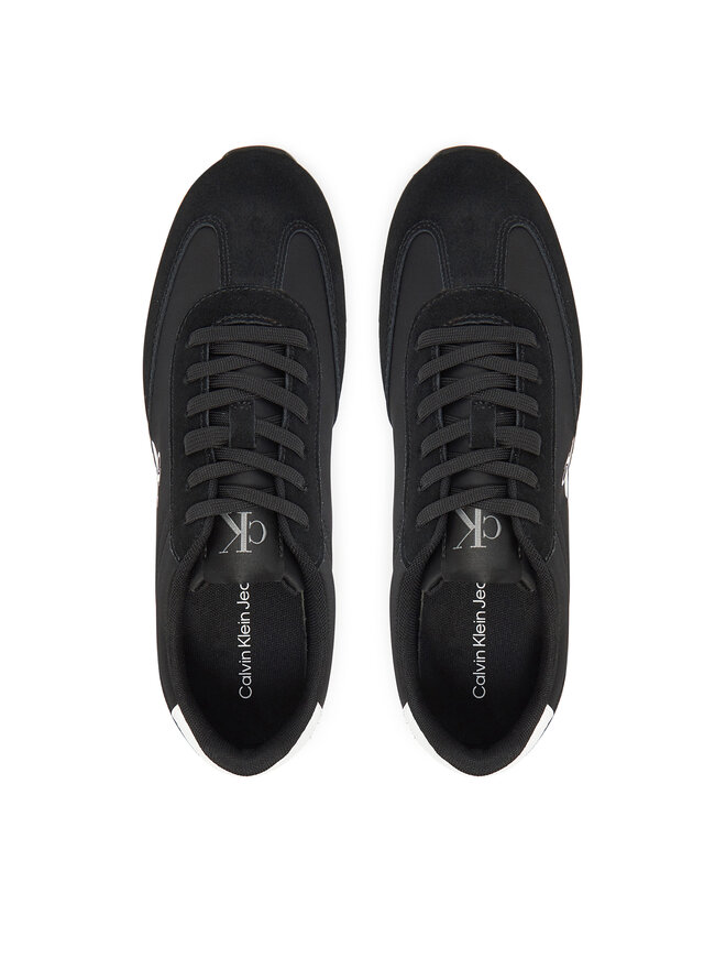 Calvin Klein Jeans Sportcipők Calvin Klein Jeans Runner Laceup Mg Nylon Mix YW0YW01828 Fekete