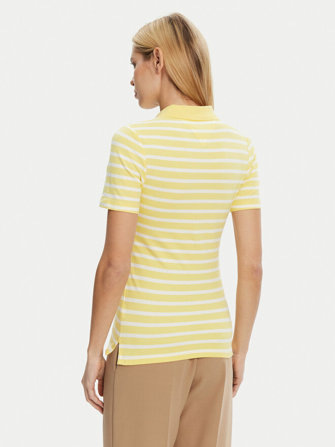 Tommy Hilfiger Tommy Hilfiger Polo marškinėliai 1985 WW0WW43225 Geltona Slim Fit