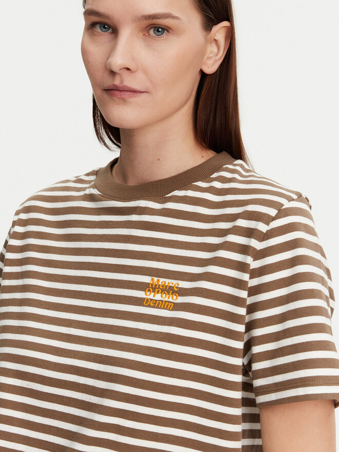 Marc O'Polo Denim Marc O'Polo Denim T-shirt 500 0005 953 Smeđa Relaxed Fit