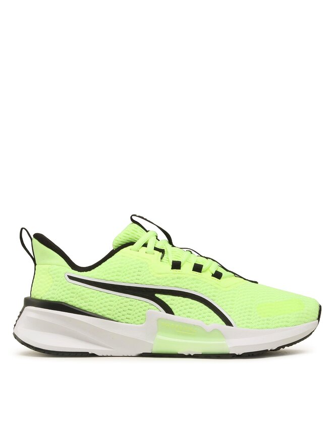 Neon green puma sneakers top