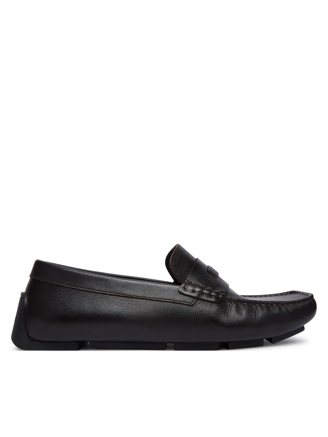 Calvin Klein Mokassins Calvin Klein Driver Hdw Lth HM0HM02264 Dunkelbraun