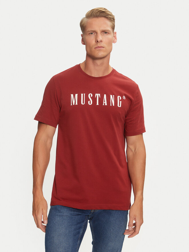 Mustang Mustang Camiseta Austin 1014695 Rojo Regular Fit