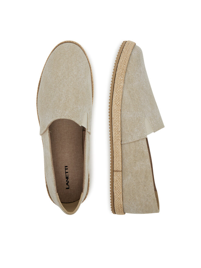 Lanetti Espadrilky Lanetti MF1594-1 Béžová