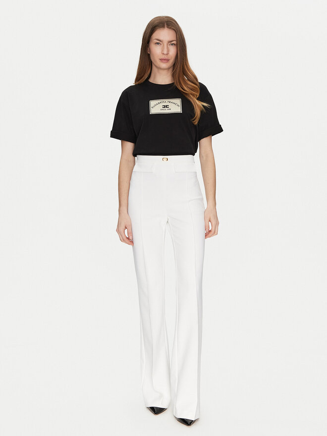 Elisabetta Franchi Elisabetta Franchi T-Shirt MA-035-51E2-V170 Μαύρο Regular Fit