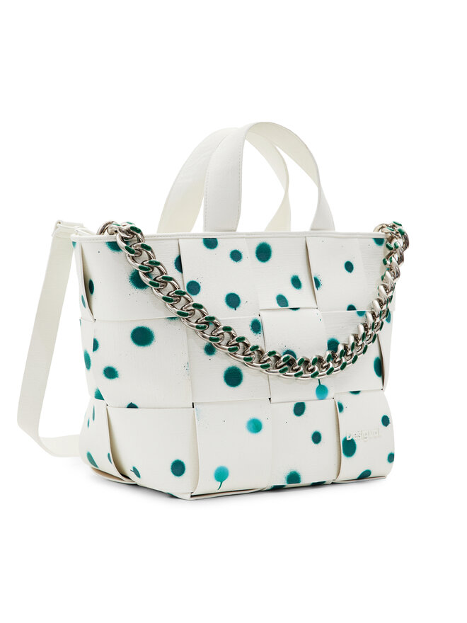 Desigual Ročna torba Desigual 24SAXP60 Bela