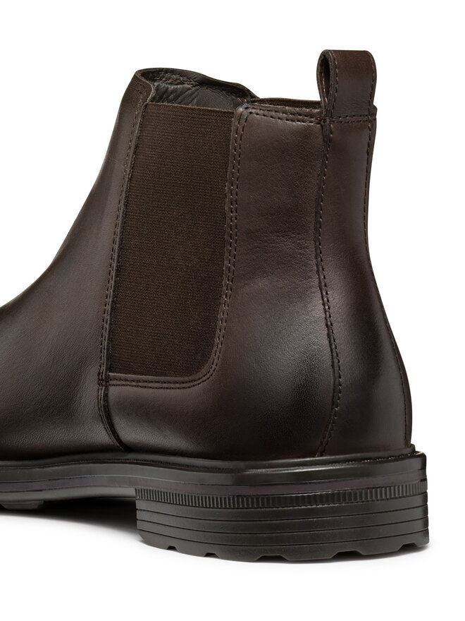 Geox Členková obuv s elastickým prvkom Geox U Walk Pleasure U46CGA 00039 C6009 Hnedá