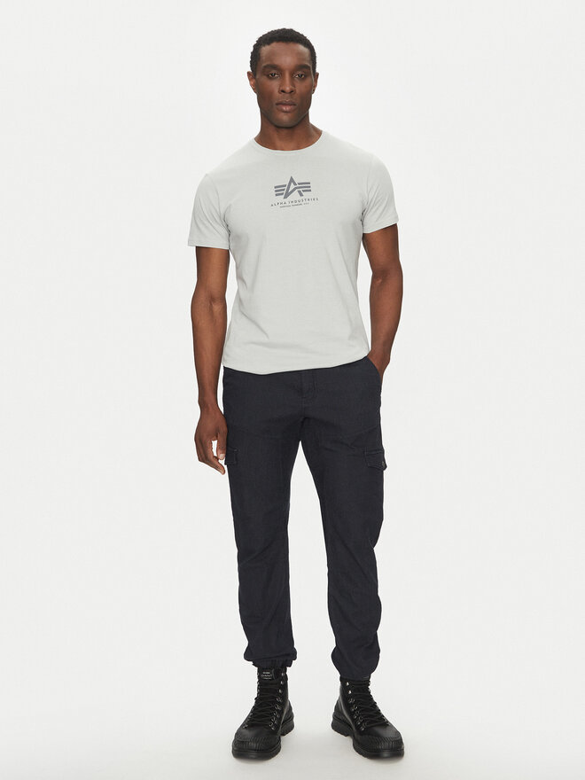 Alpha Industries Alpha Industries Camiseta Basic 118533 Gris Regular Fit
