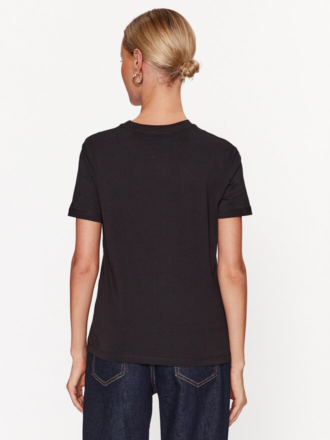 Just Cavalli Just Cavalli Camiseta 75PAHF01 Negro Regular Fit
