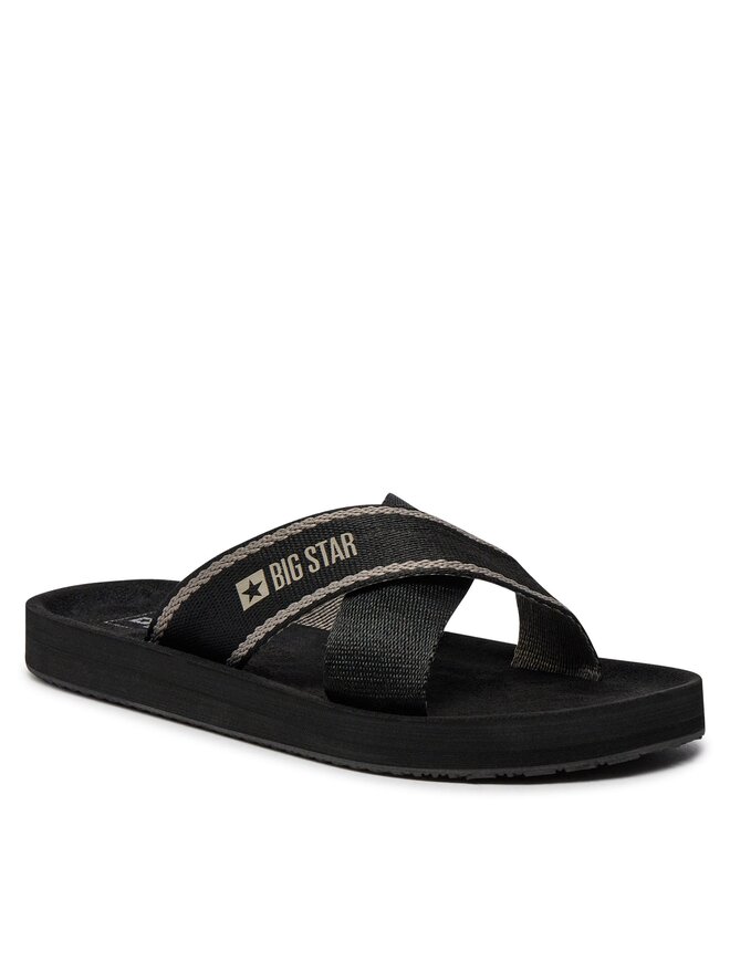 Big Star Shoes Klapki Big Star Shoes NN274A059 Czarny