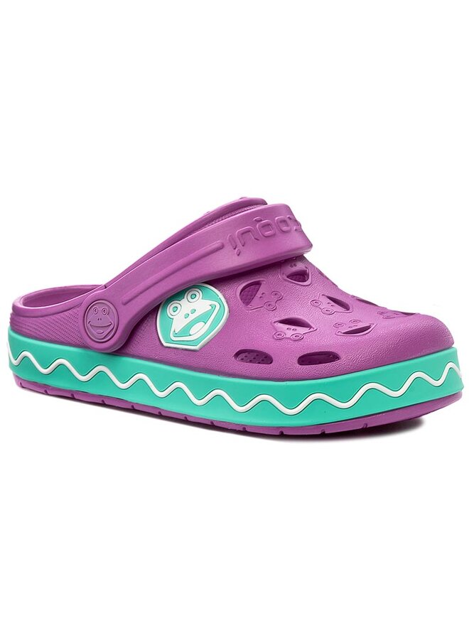 Coqui Pantoletten Coqui Froggy 8801 Violett