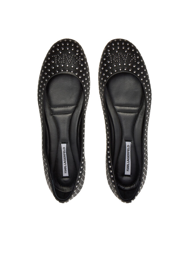 KARL LAGERFELD Балеринки KARL LAGERFELD Karo KL40123 Черен