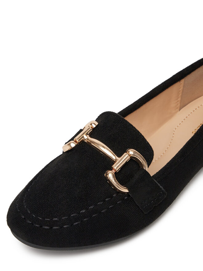 DeeZee Mokasyny DeeZee LE601-42 Czarny