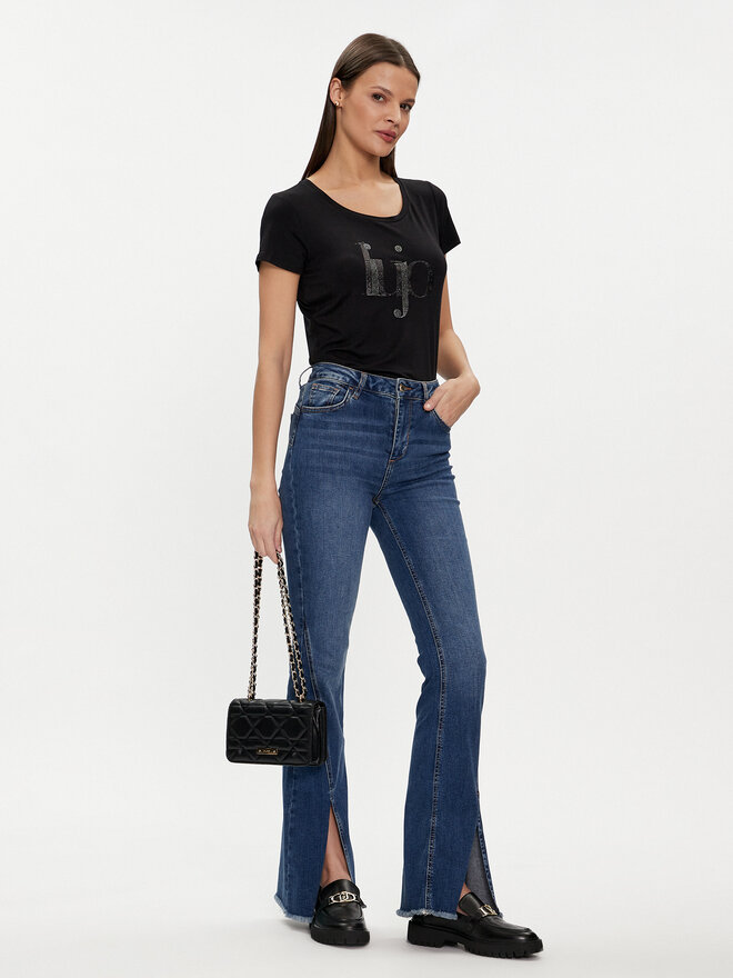 Liu Jo Liu Jo Camiseta VA4227 JS360 Negro Regular Fit