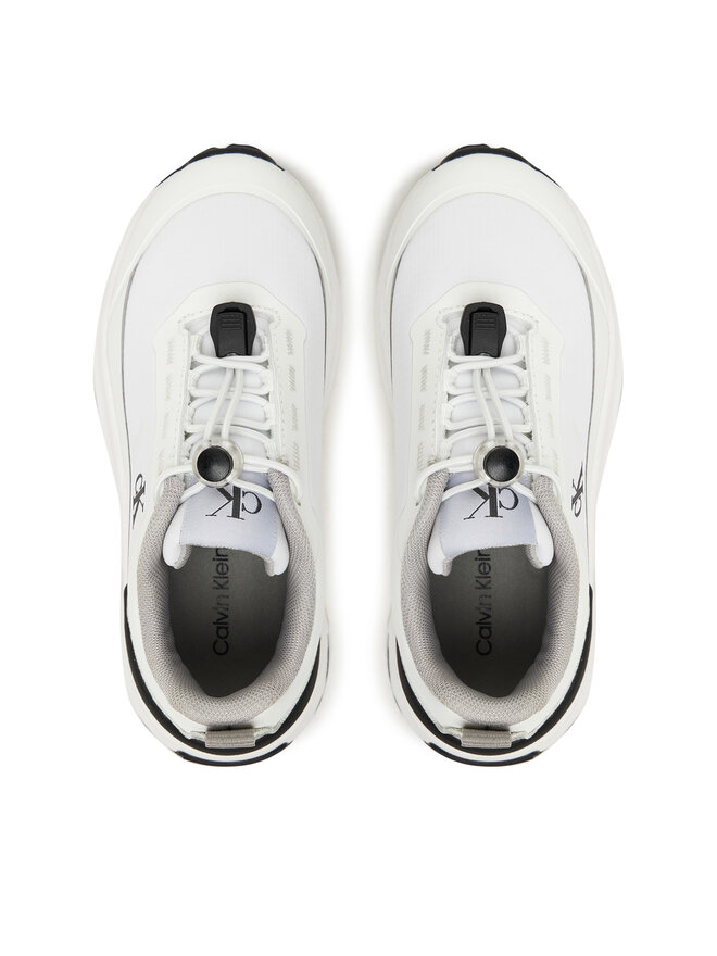 Calvin Klein Сникърси Calvin Klein Low Cut Lace-Up Sneaker V3X9-83171-1844 S Бял