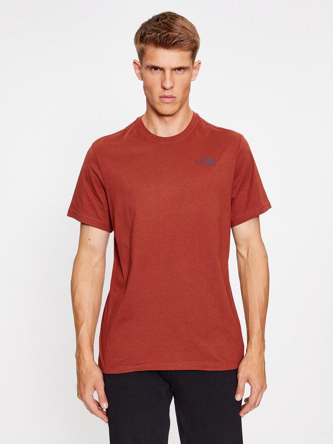 The North Face The North Face Marškinėliai Redbox Celebration NF0A7X1K Ruda Regular Fit